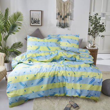 синие постельное белье Еней-Плюс 